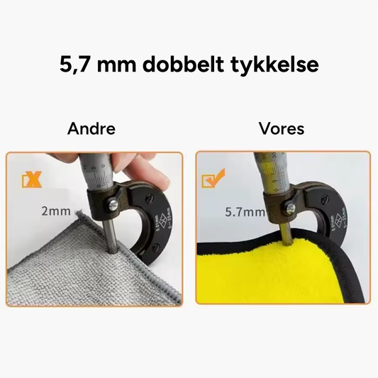 Aftørringsklude til badeværelset